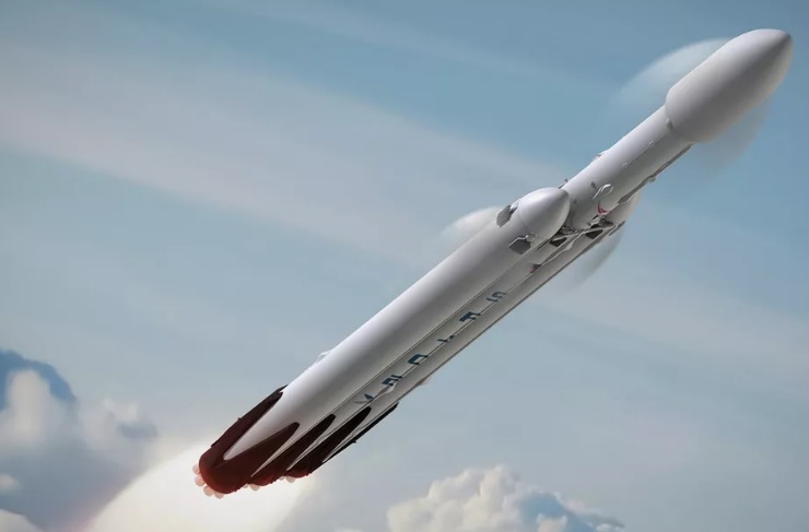 SpaceX провела испытания основного двигателя первой ступени своей тяжёлой ракеты - Новости, SpaceX, Илон Маск, Видео