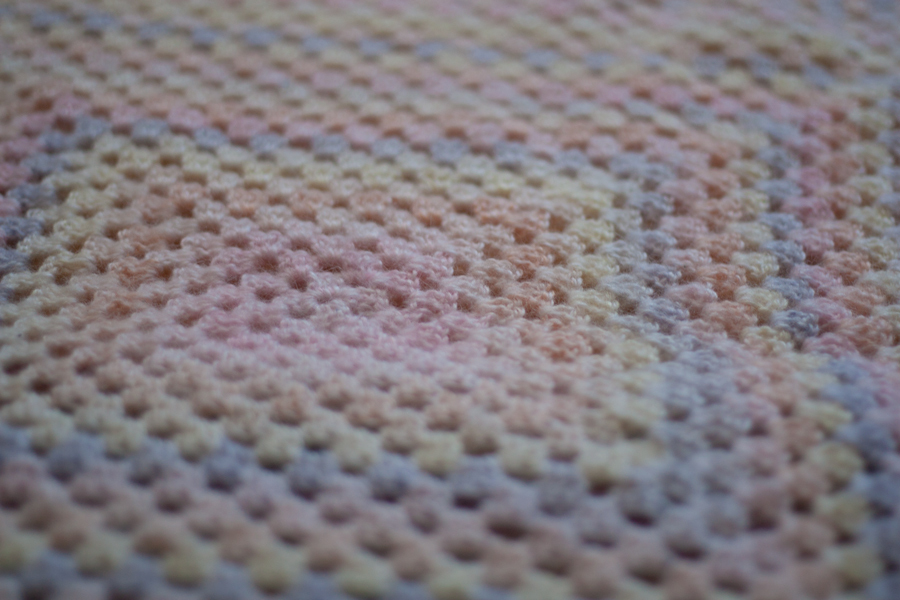 Crochet baby blanket - My, Plaid, , Crochet, Needlework without process, Longpost, My