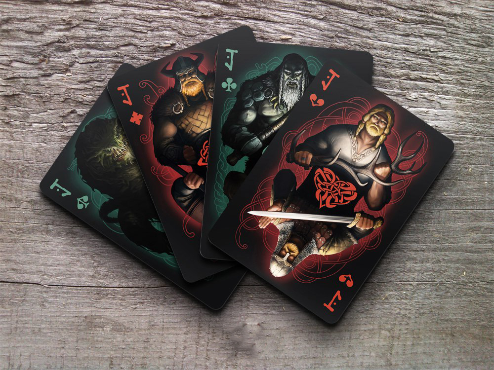 Playing cards with the spirit of the North - Gardar, Barbarian, Викинги, Valhalla, Cards, Playing cards, Art, Longpost