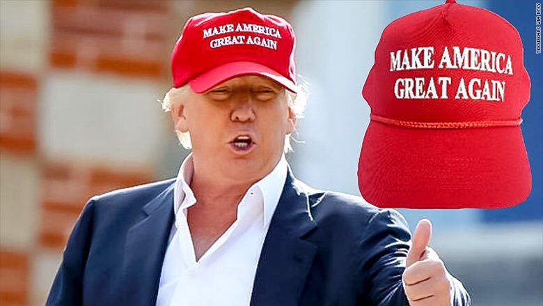 Trump's advice to students - Donald Trump, Baseball cap, Dream, The boy went to success, Political satire, Humor