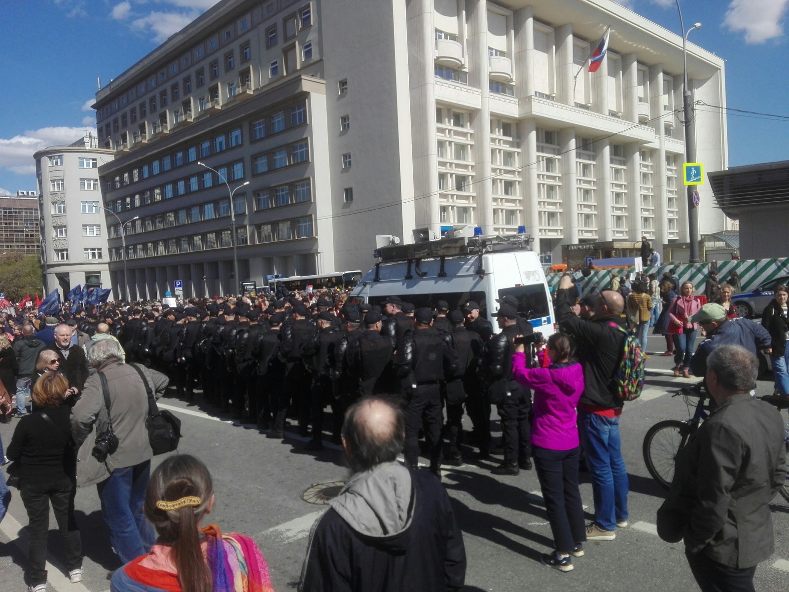 Вышел за хлебом,а тут такое.. - Моё, Митинг, Москва, Политика