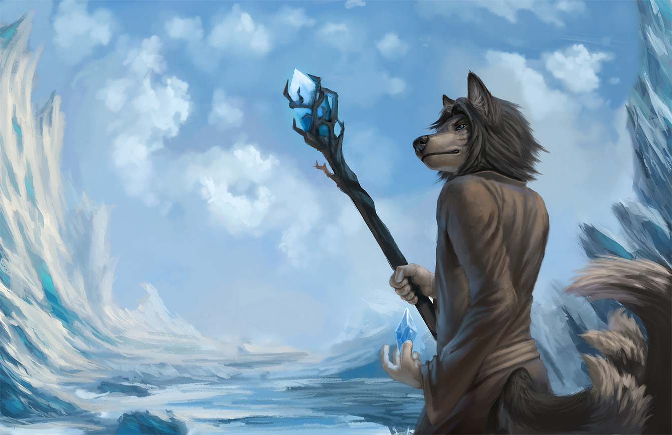 Cold - Furry, Art, , Hybrid, Staff