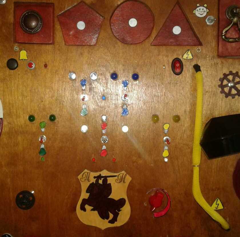 Development board for nephew - My, Rukozhop, Busyboard, Workshop, On the knees, Needlework, Developing, With your own hands, Longpost