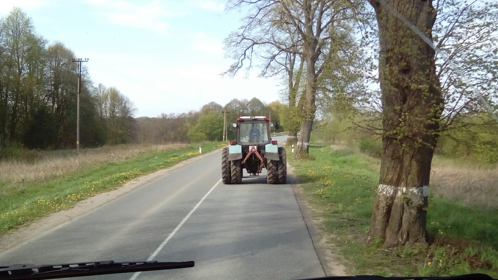 Why did he drive on a flat road? - My, Tractor, All-terrain vehicle