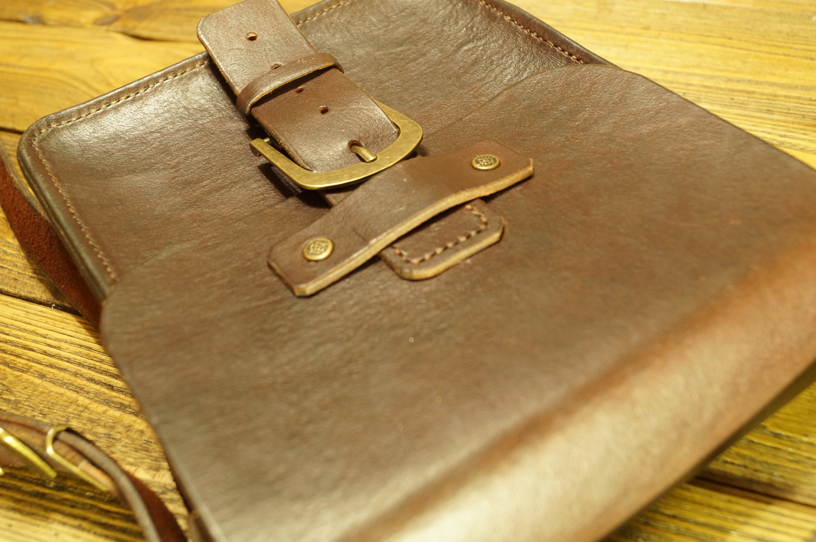 Doing a little #4 Tablet bag - My, Leather, , Look-Tricky, Leather products, Yaroslavl, Handmade, Longpost