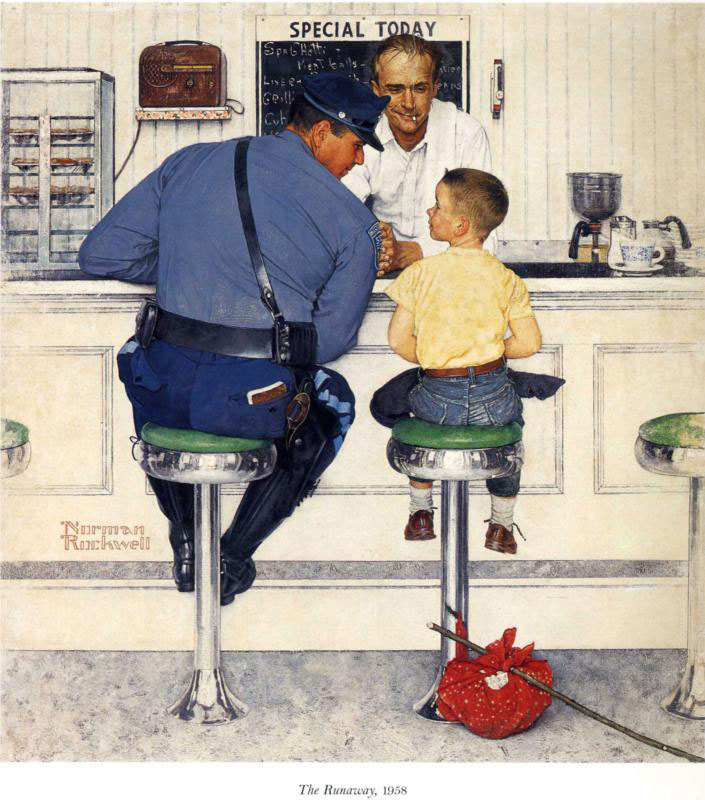 Norman Rockwell was such an artist. - Artist, Art, Painting, Conversation piece