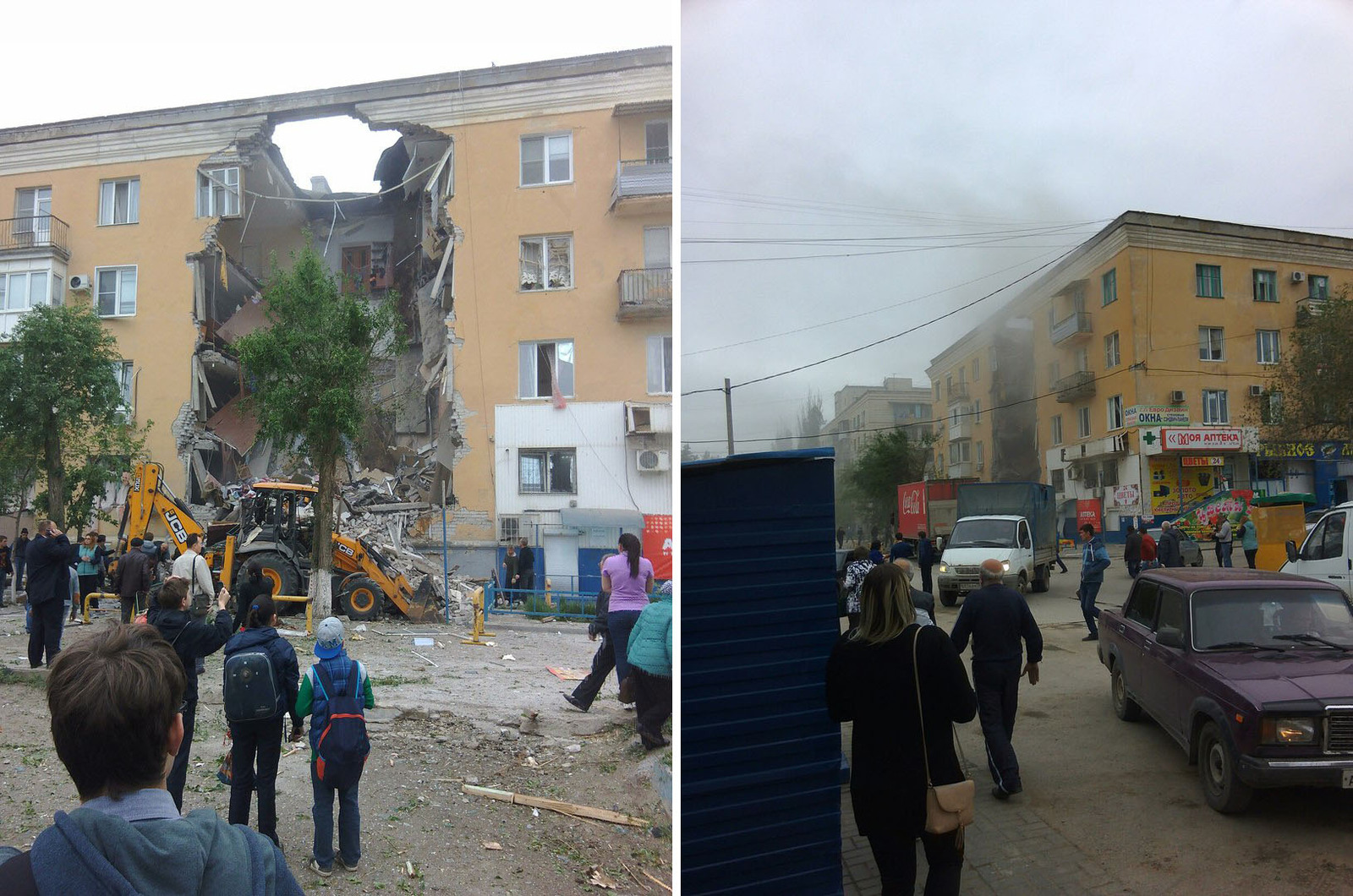 Взрыв газа в Волгограде | Пикабу