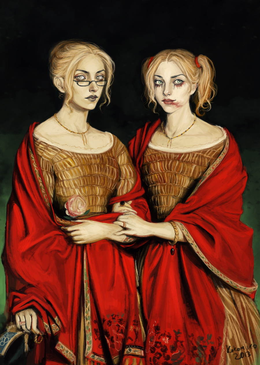 Warman sisters. - Vampire: The Masquerade, Vampires, Games, Art