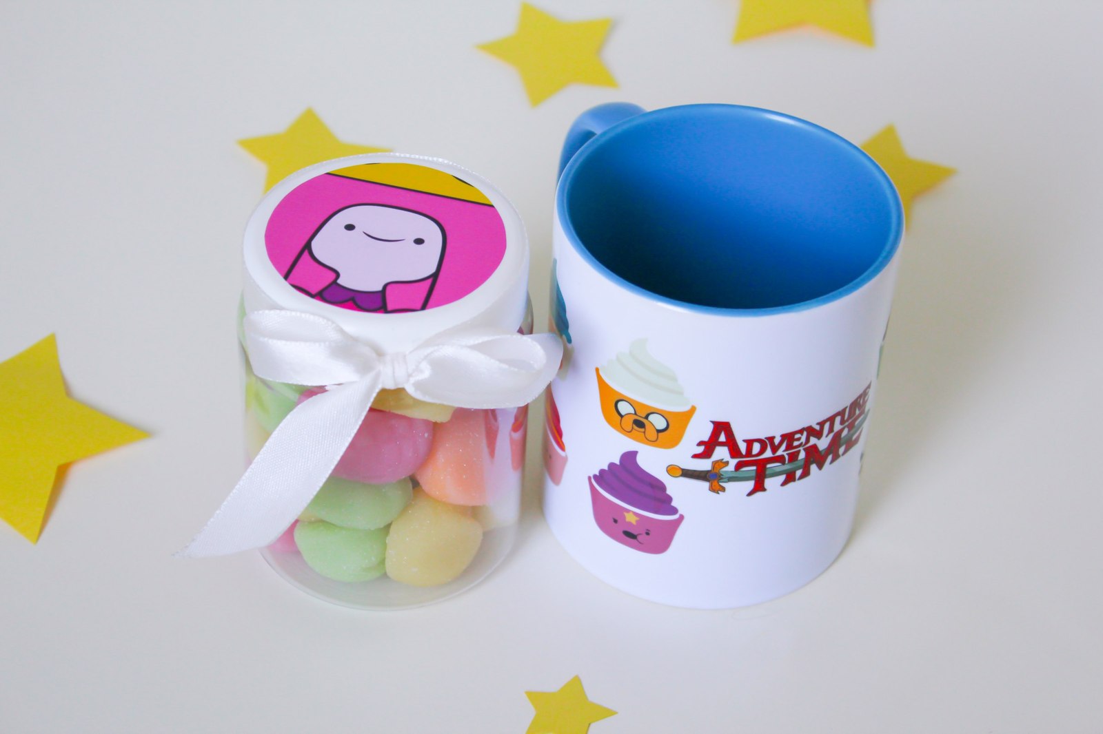 A gift for an Adventure Time lover! - My, Adventure Time, Jake, Bmo, Comics, Sweets, A cup, Presents, Longpost