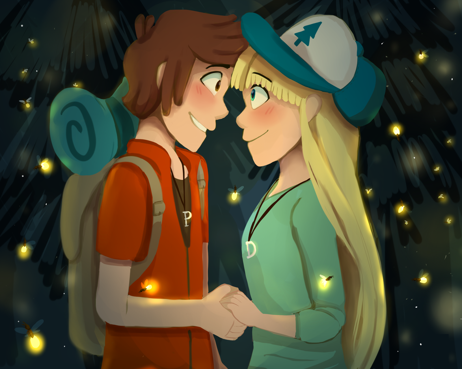 Диппер и Пасифика - Gravity Falls, Dipper, Pacifica Northwest, Мультфильмы, Длиннопост, Dipper Pines