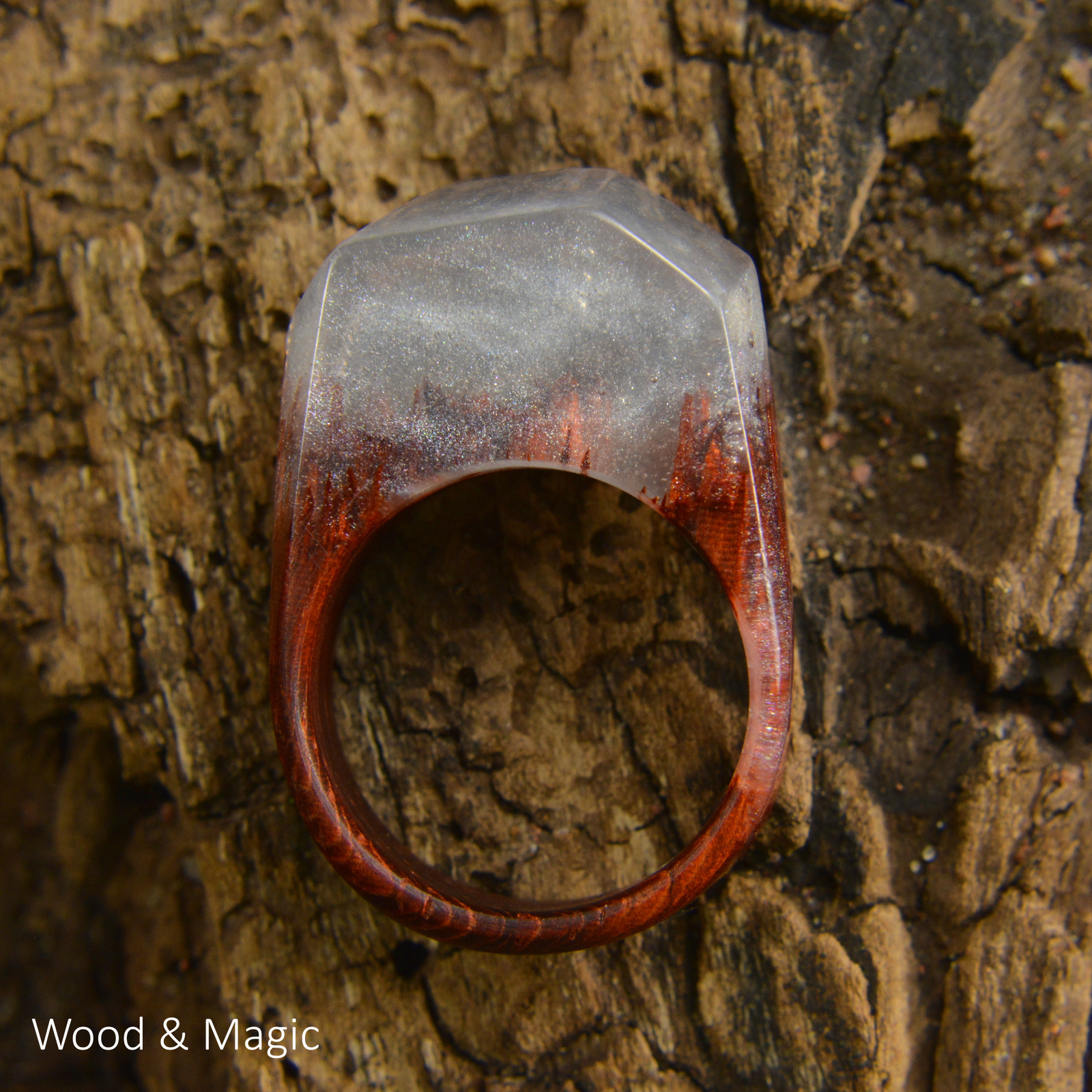 Wood and Epoxy Rings + Creative Photos (Part 2) - My, Handmade, Ring made of wood, Macro, Epoxy resin, Longpost, Macro photography