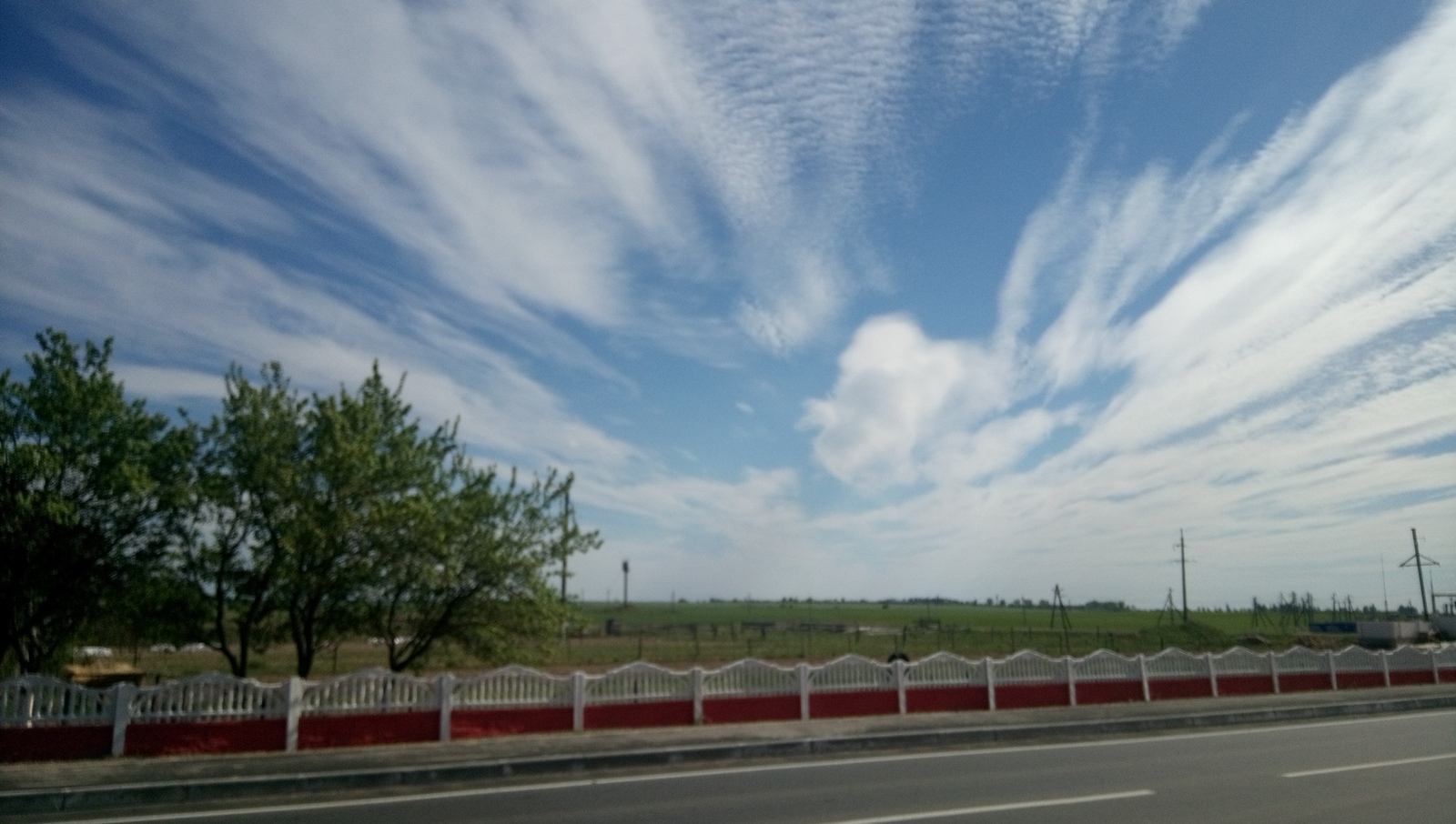 striped sky - Sky, Clouds, Republic of Belarus, Gomel, Longpost