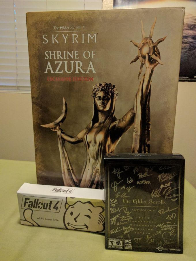 Gift from Bethesda - The elder scrolls, Bethesda, Presents, Longpost, Luck, Azura