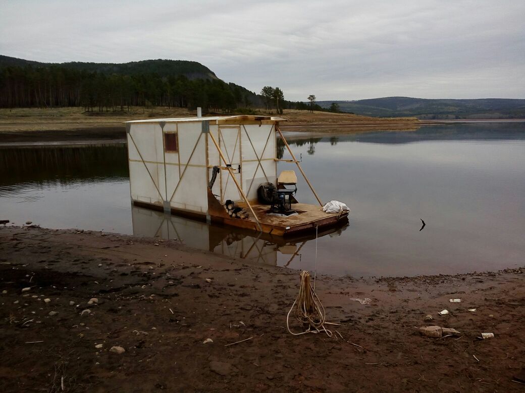 The man built a bicycle house. - A bike, Catamaran, House, Travels, Homemade, Longpost