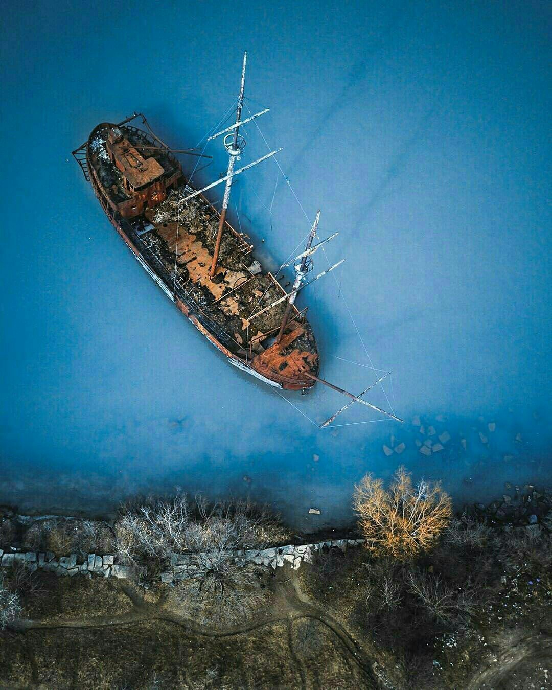 Ship - Abandoned, Sea, Vessel