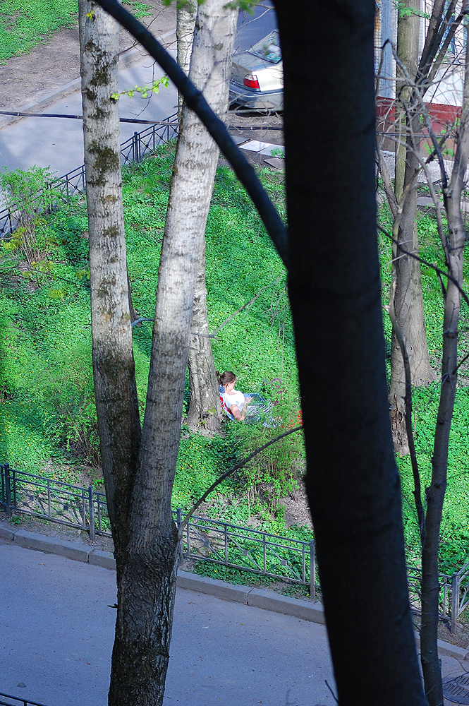 I looked out the window, and there it was :) - My, Saint Petersburg, Girls, Longpost