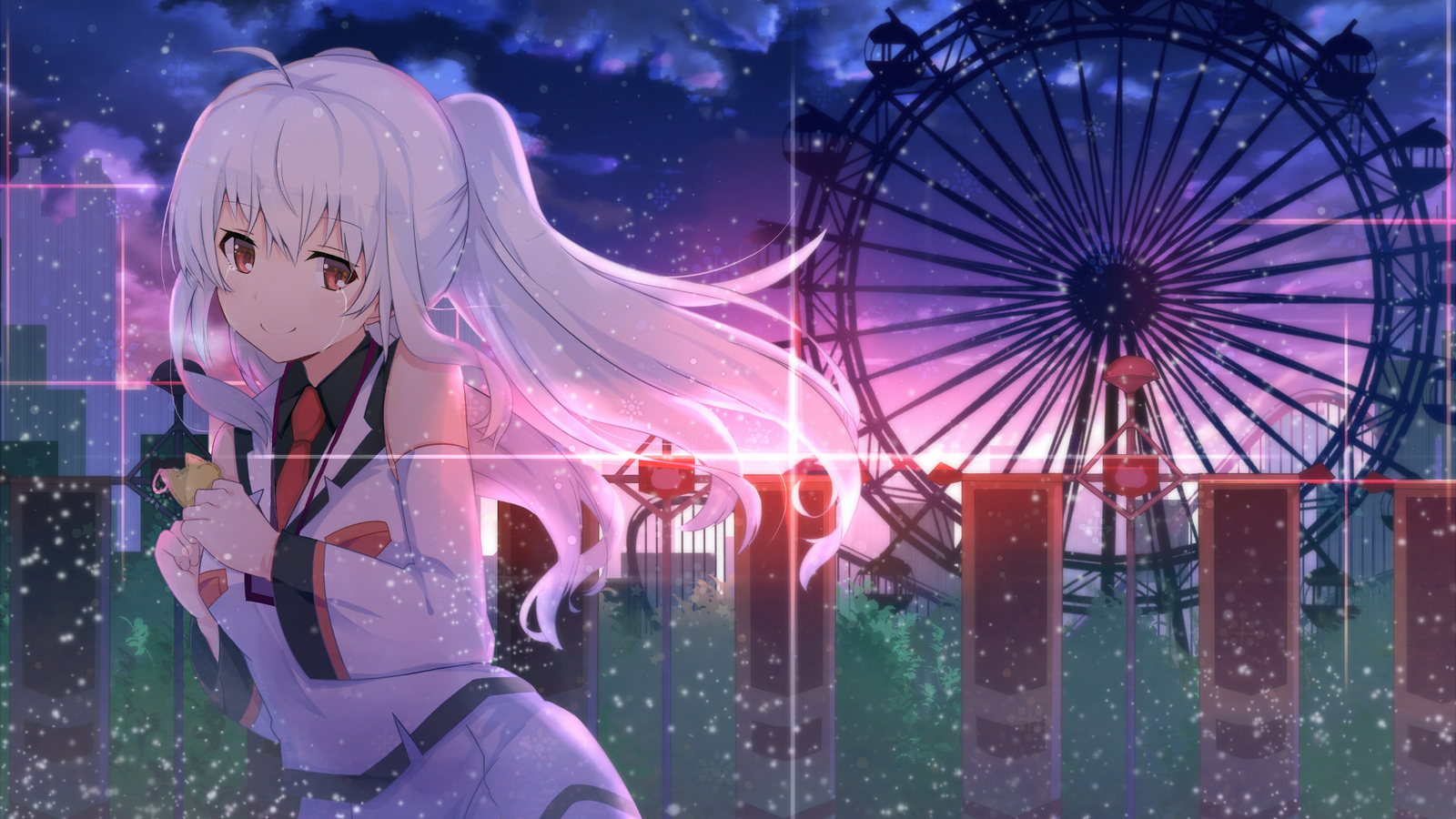 Life is, in a way, like a Ferris wheel... - Anime, Anime art, Isla, Plastic Memories, Art