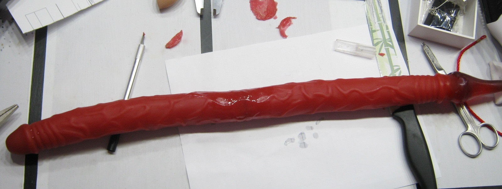 Easy repair of thermoplastic elastomer product - NSFW, My, TPE, Dildo, Dildo, Repair, Longpost