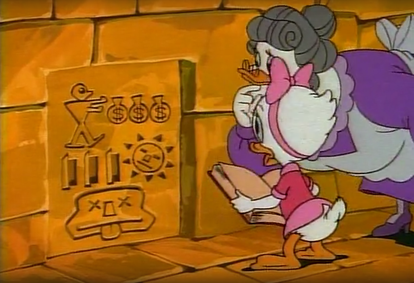 Ancient hieroglyphs. - My, , Dollars, Hieroglyphs, DuckTales