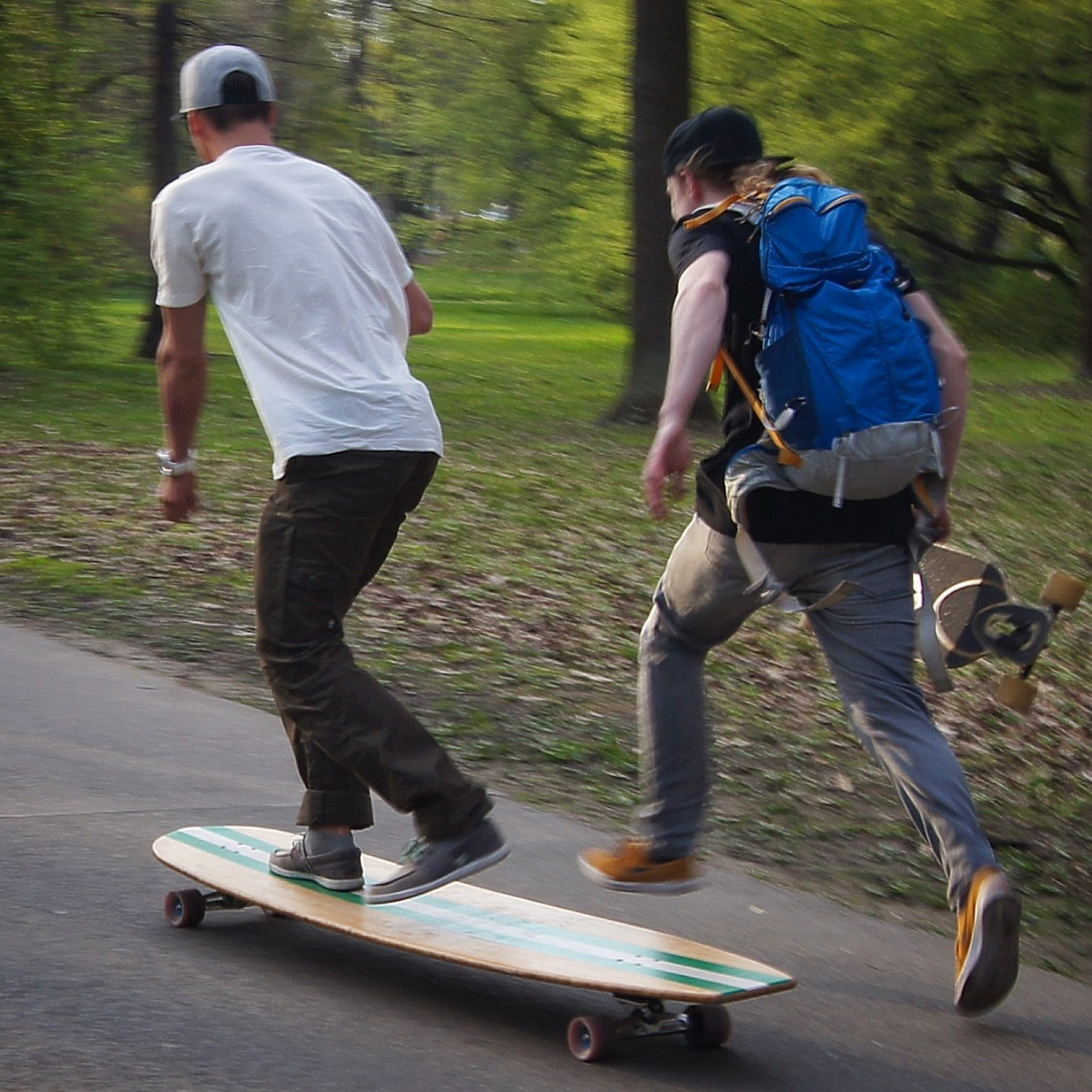 MEGA longboard - Longboard, Humor, Skateboarding, Skateboarder, 