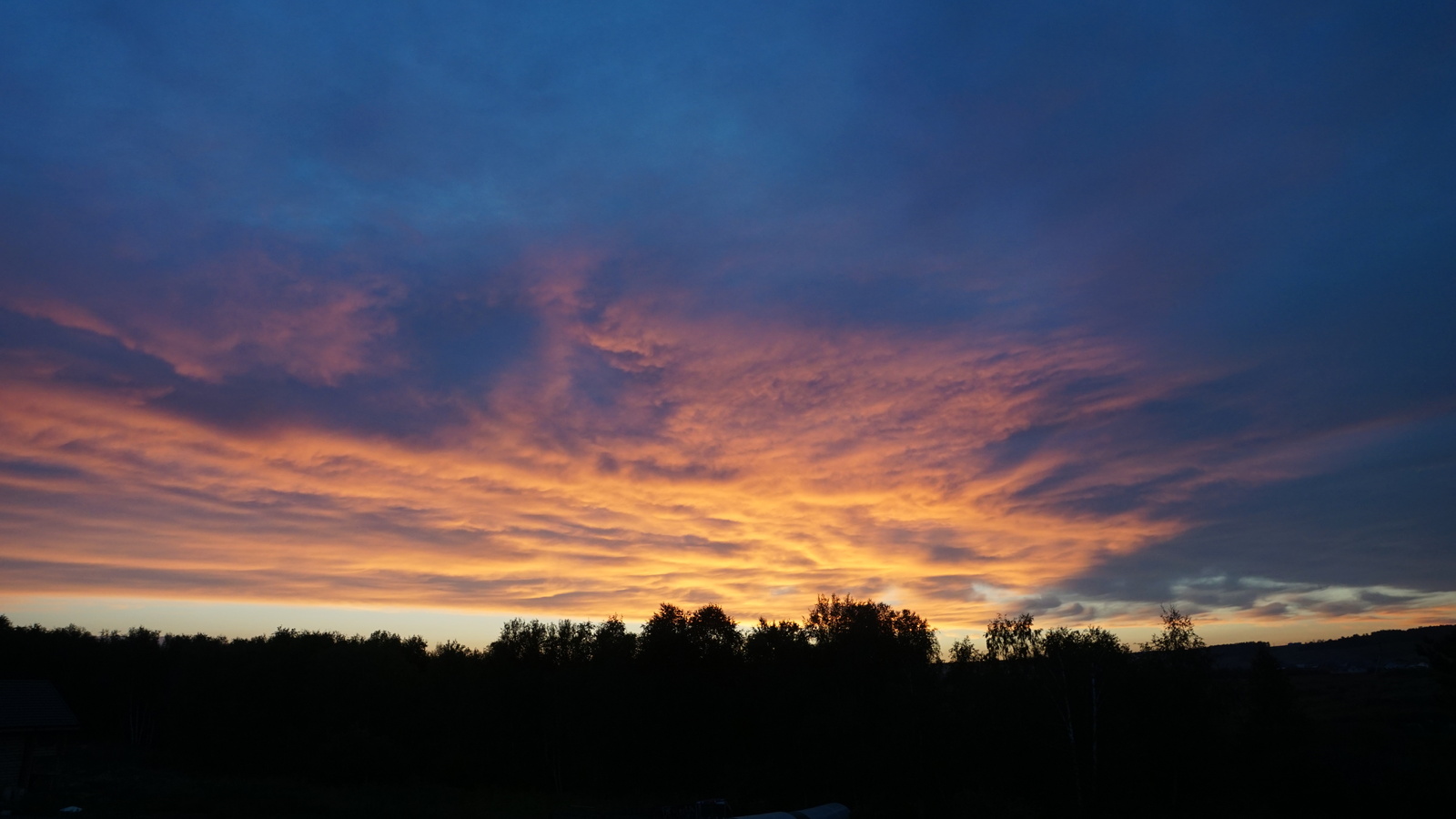 Sunsets - My, Sunset, Sky, The sun, Beautiful, Grass, Longpost