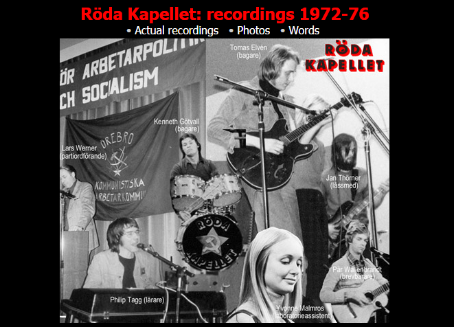 Famous leftists and communists of the west: Roda kapellet - Swedish progressive rock band [4] - Notable leftists, Communism, Music, Sweden, , Video, Longpost