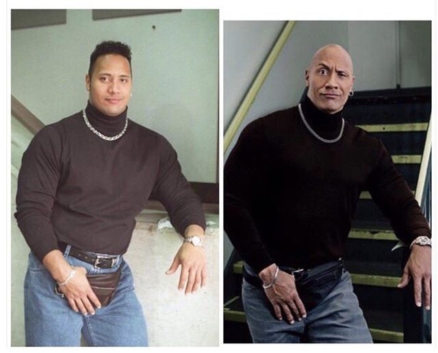 Years later.. - Dwayne Johnson, The rocks, Handsome men