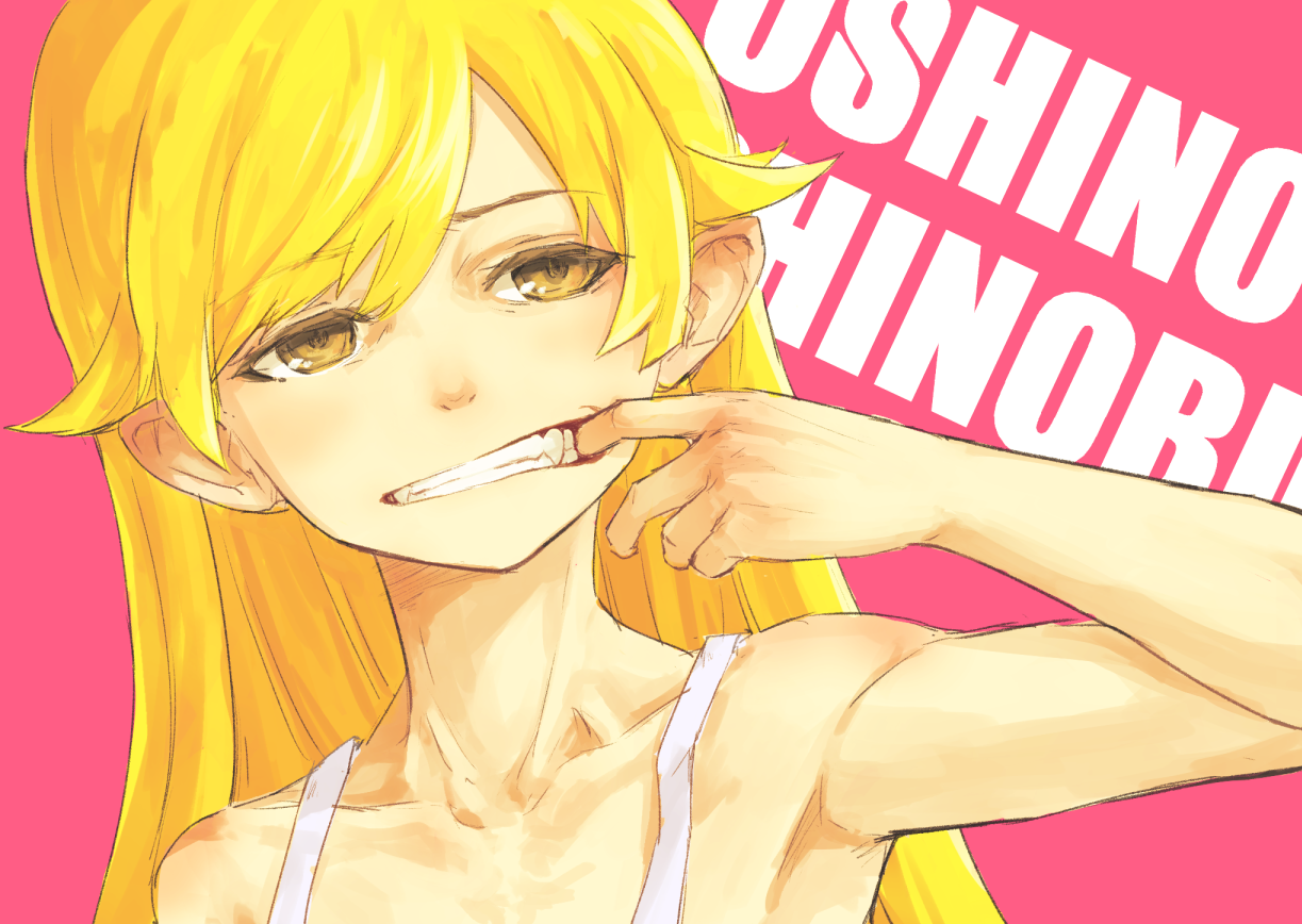 Oshino Shinobu - Аниме, Anime Art, Shinobu Oshino, Monogatari series, Bakemonogatari