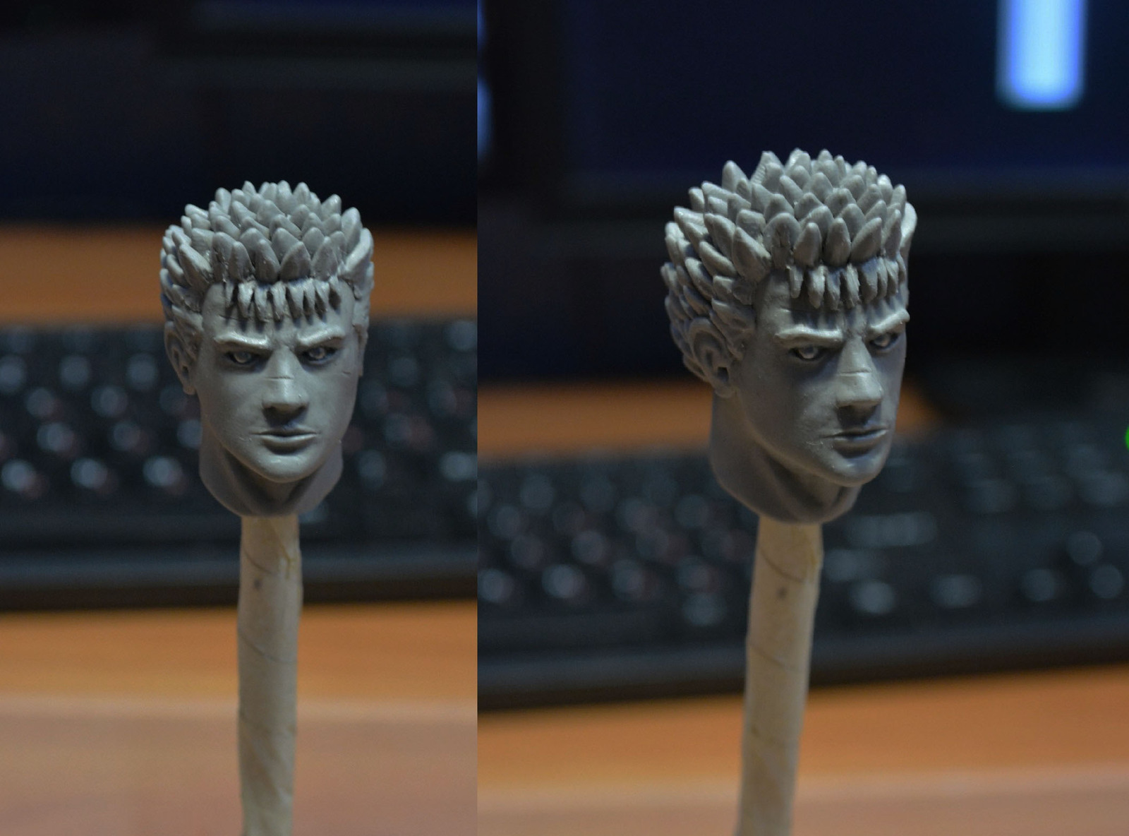 Guts Figurine (Berserk) - My, Polymer clay, Лепка, Berserk, Guts, Creation, Hobby, Longpost