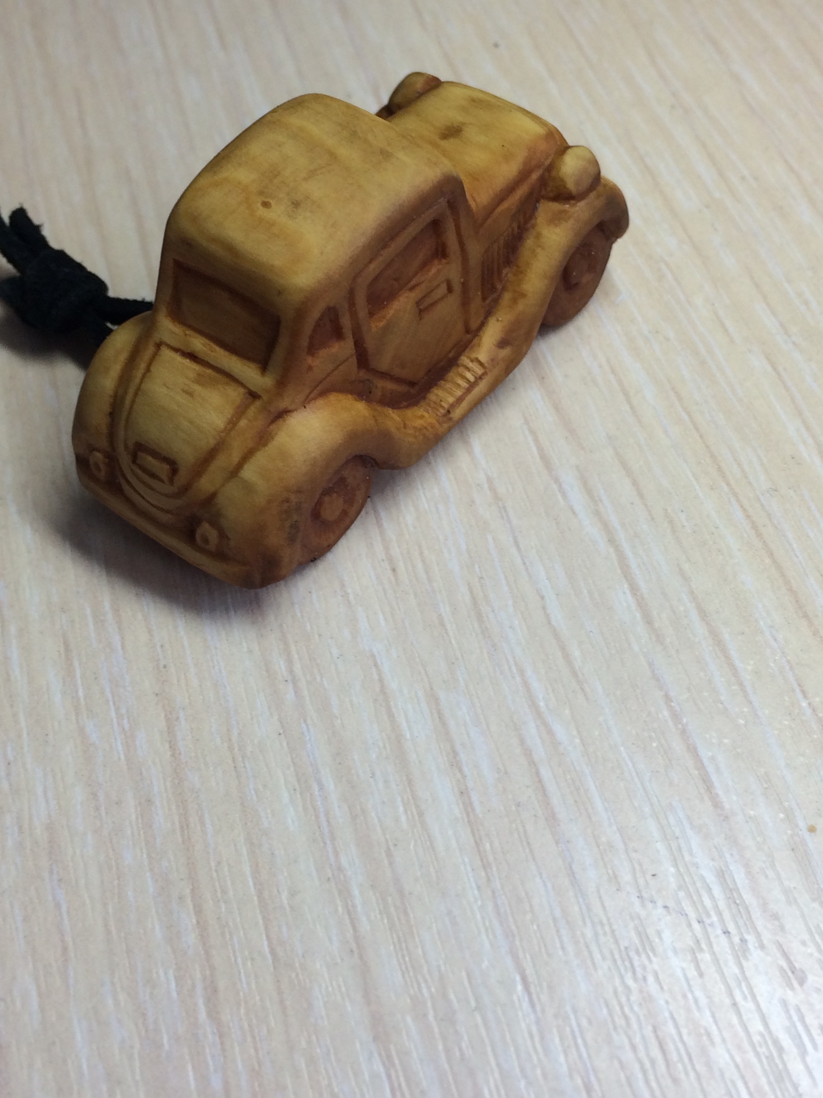 Keychain retro car. - My, Keychain, With your own hands, Crafts, Presents, Wood carving, Longpost