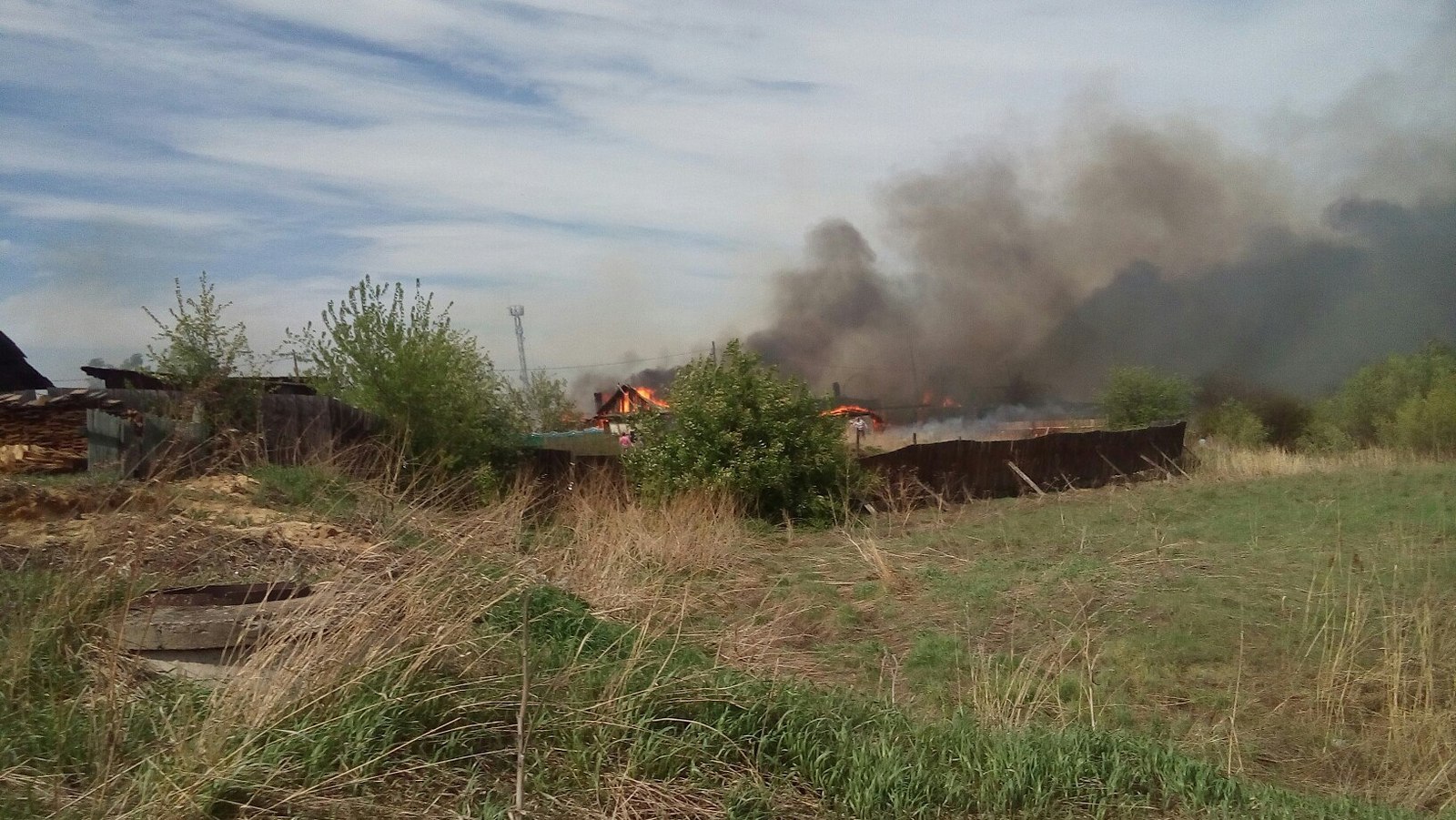 One shitty day in Kansk. Fires. - Kansk, Siberia, Fire, Video, Longpost