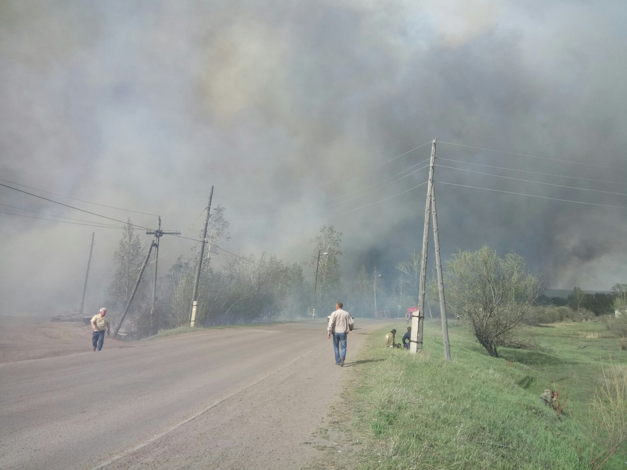 One shitty day in Kansk. Fires. - Kansk, Siberia, Fire, Video, Longpost