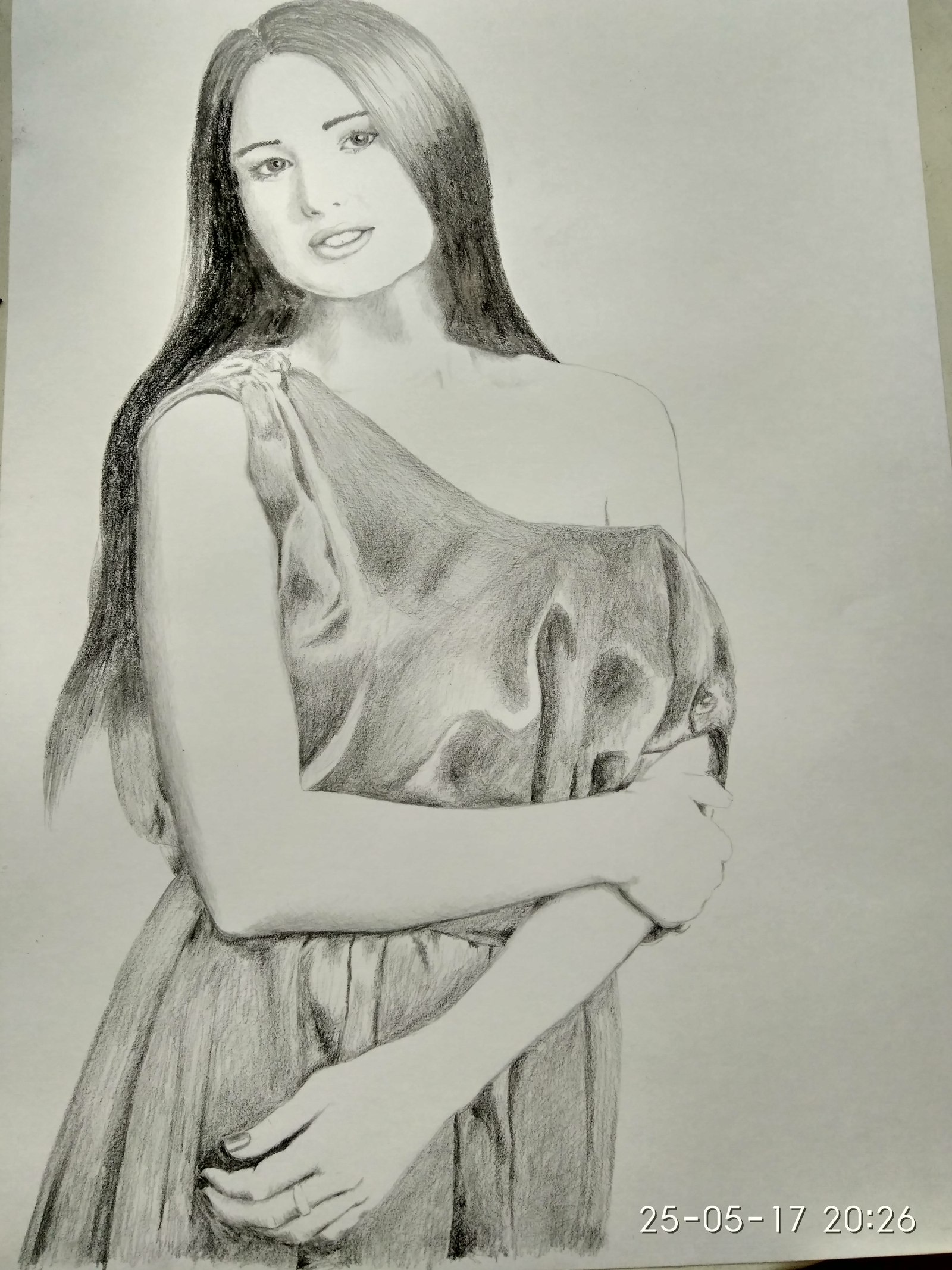 drawing from photo - My, Pencil drawing, Sketching