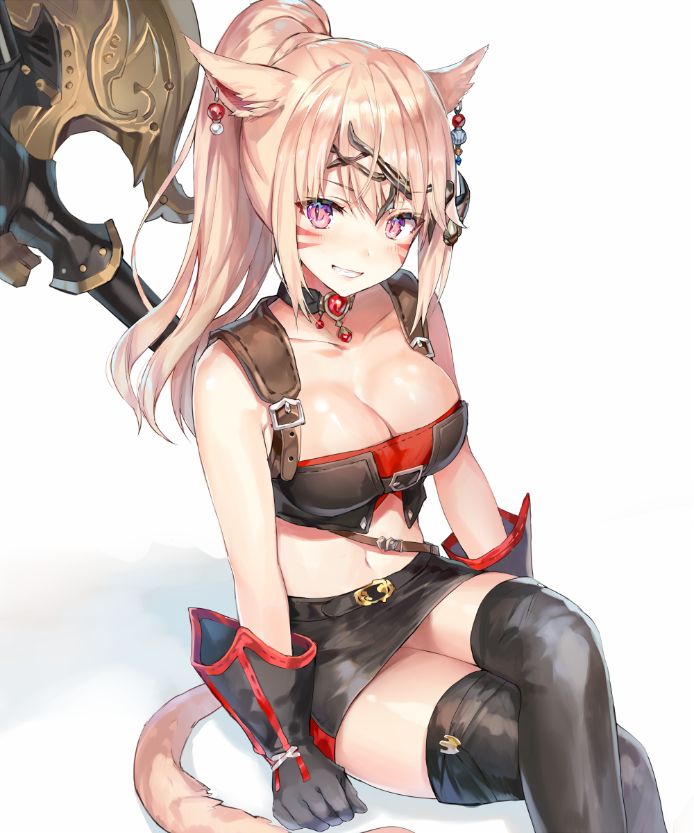 Anime art - Anime Art, Аниме, Final Fantasy, Miqote, Nеko, Неко