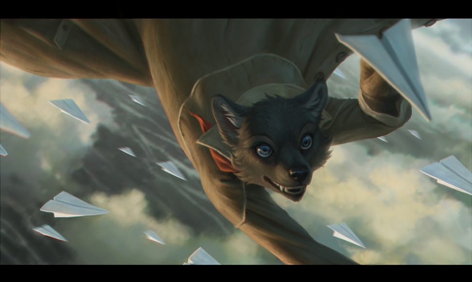 You can call me a dreamer - Furry, Art, Terry Grimm, Sky, Wolf