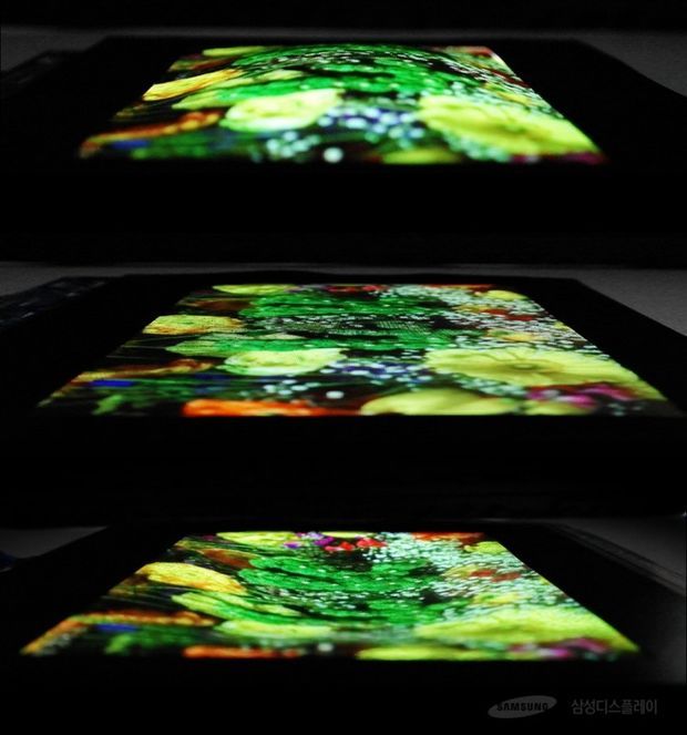 Samsung showed the screen bending in all directions - The science, news, Technologies, Samsung, , Гаджеты