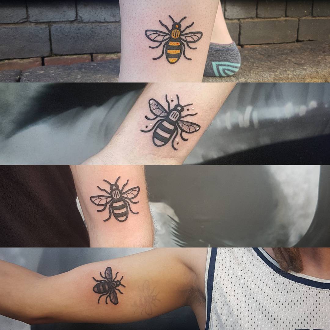 The British are tattooed on the body in memory and help the victims of the terrorist attack in Manchester - Manchester, Terrorist attack, Tattoo, Longpost