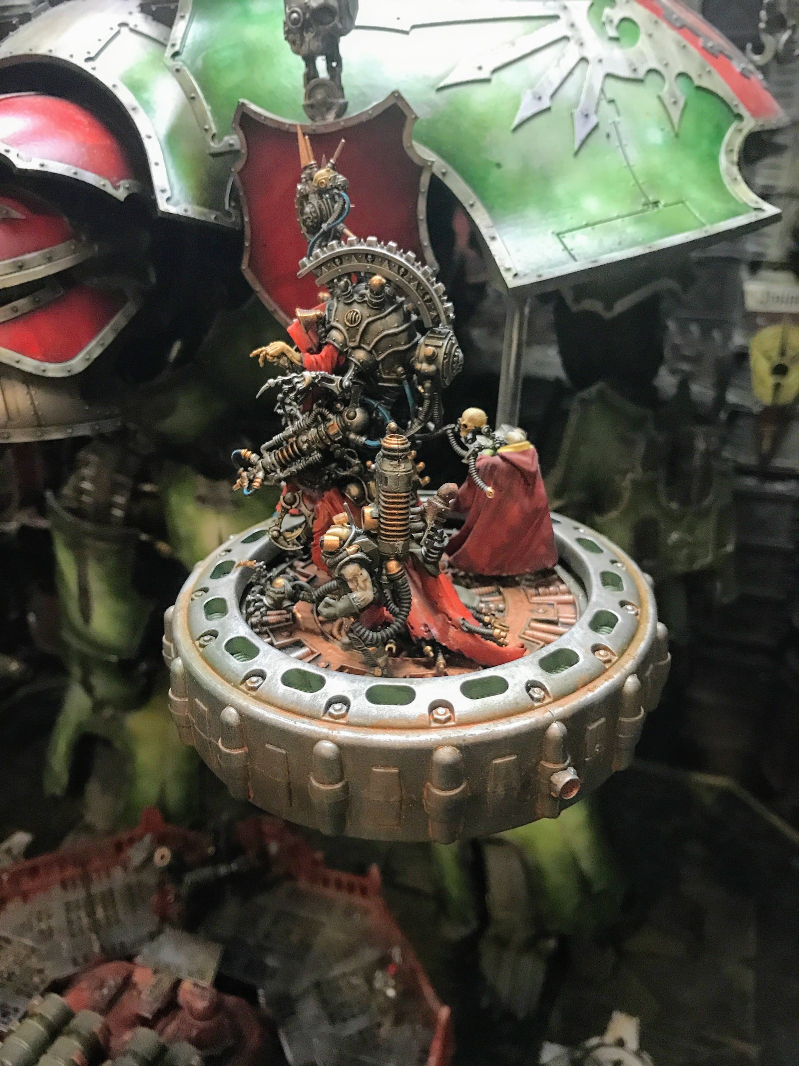 Diorama Hangar of the Titans from Warhammer Fest - Warhammer 40k, Wh miniatures, Adeptus Mechanicus, Longpost