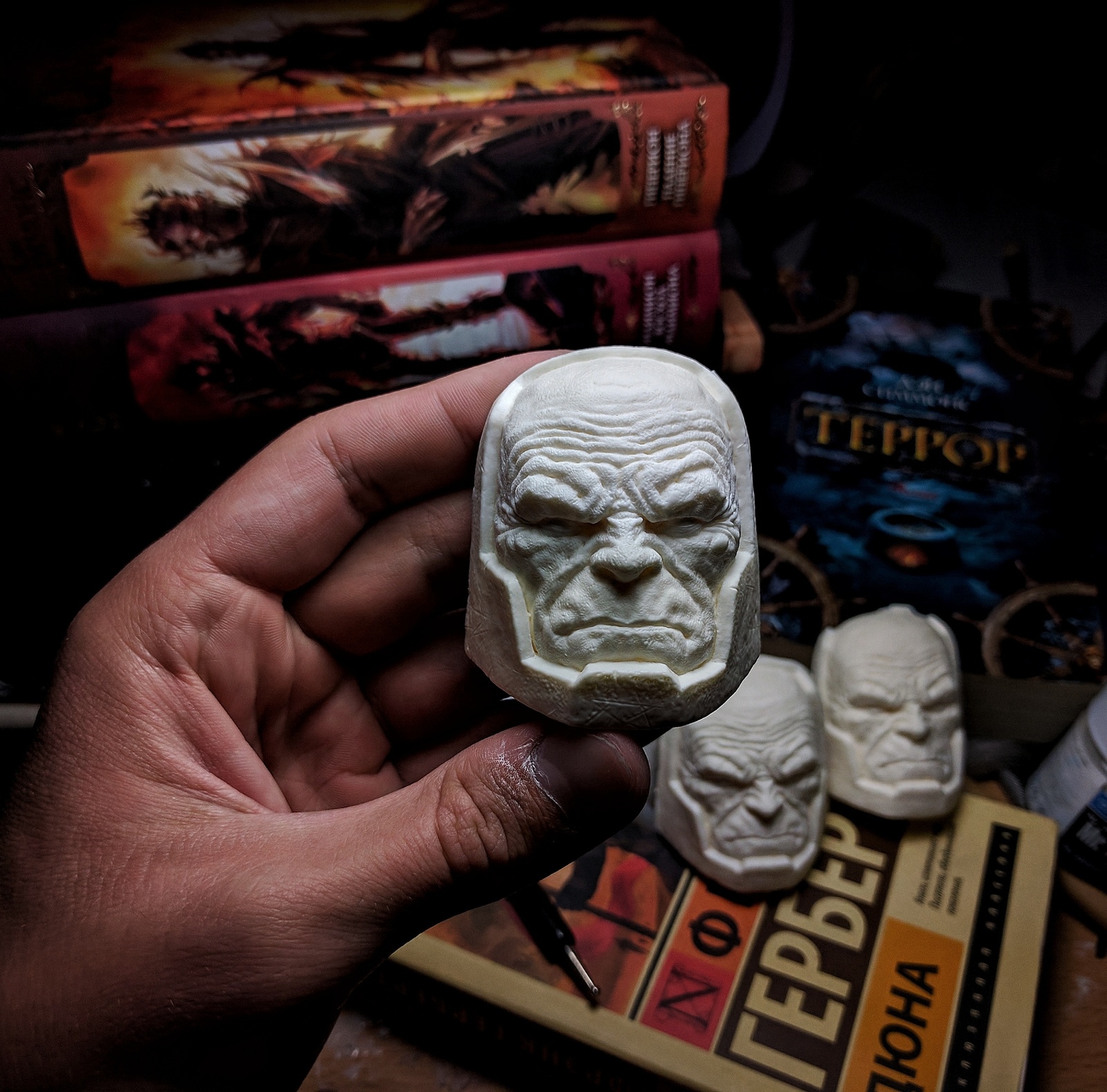 Plasticine darkseid - My, Darksiders, Comics, Dc comics, Creation, Plasticine, Sculpture, DarkSide, Longpost