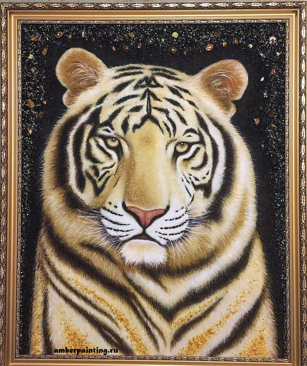 Tiger - , Amber, Painting, Kaliningrad, League of Artists, Art, Artist