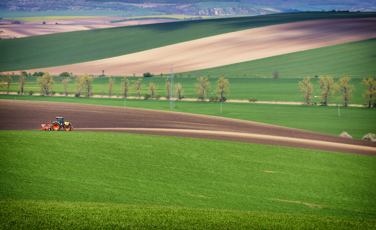 Hills of Moravia - My, Czech, Moravia, The hills, Field, Longpost