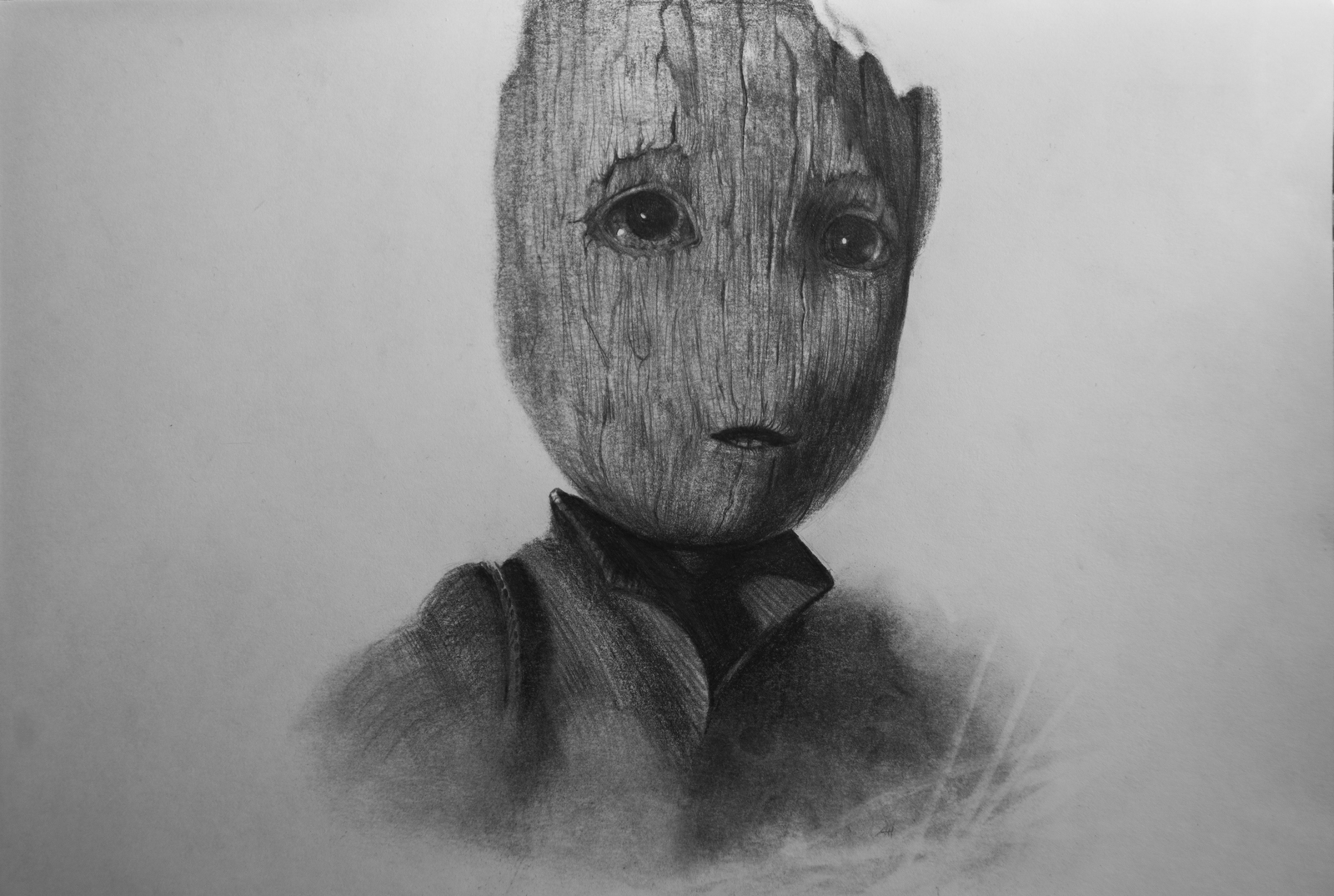 How do you like it? - My, , , Guardians of the Galaxy Vol. 2, Guardians of the Galaxy, Groot, Drawing, Pencil drawing