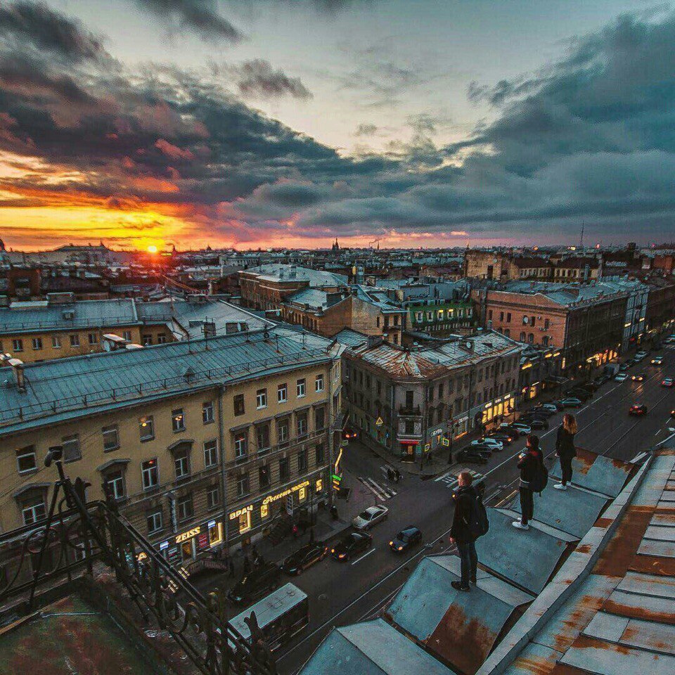 Roofs of St. Petersburg - Saint Petersburg, Roof, The photo, In contact with, Longpost