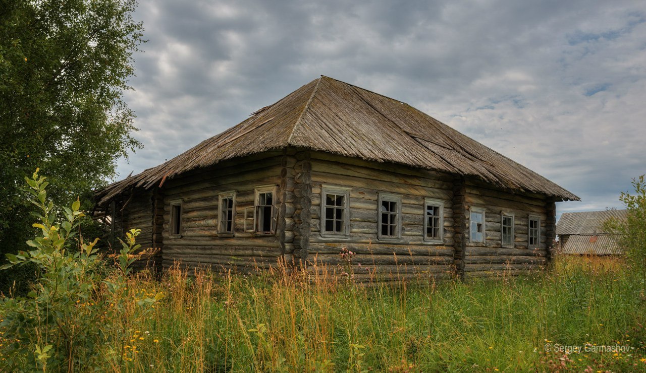 Деревня Малый Халуй - Архангельская область, Россия, Фотография, Природа, Надо съездить, Пейзаж, Лето, Деревня, Длиннопост