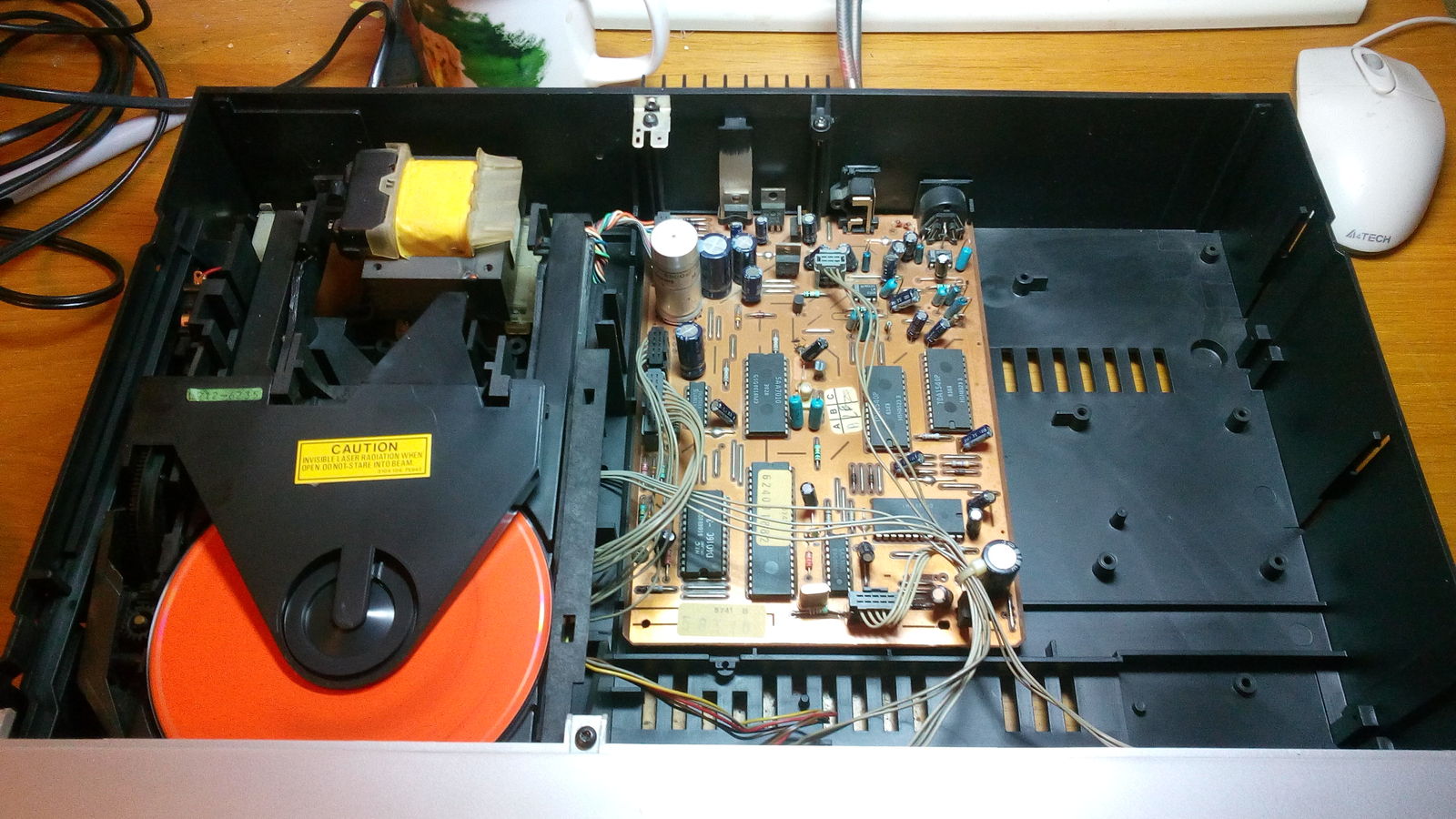 Prevention CD player Philips CD350 - My, Electronics repair, Longpost, Folk Audio Custom, Samara, CD