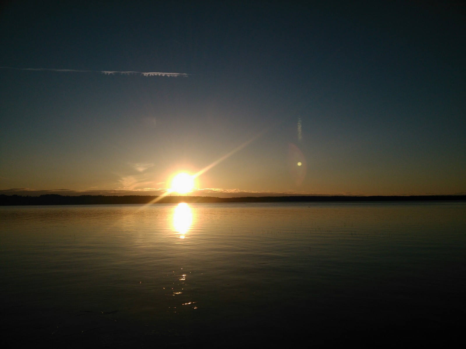 Sunset in the Uysk bay. Karelia - Sunset, Battle of sunsets, beauty, , Fishing, Longpost