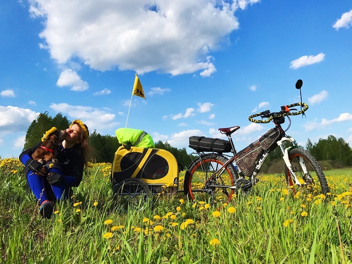 Cyclist scared of bears on Siberian highways - A bike, Travels, Dachshund, Tyumen, Travel, Traveling, Cyclist, Bike trip, Longpost