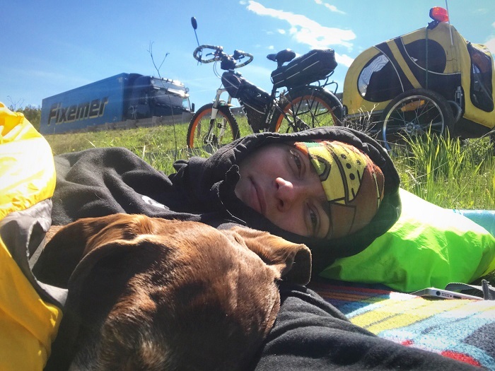 Cyclist scared of bears on Siberian highways - A bike, Travels, Dachshund, Tyumen, Travel, Traveling, Cyclist, Bike trip, Longpost