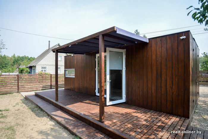 container house - House, Small House, Container house, Container, , Dacha, Accordion, Longpost, Repeat