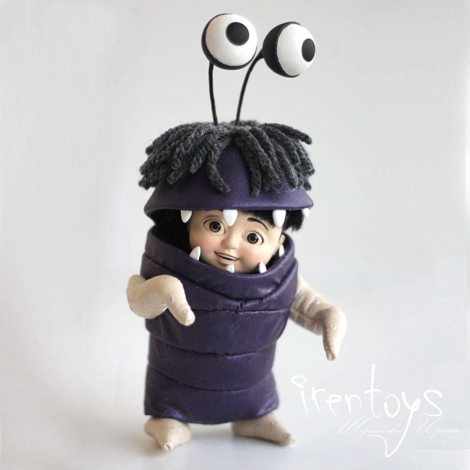 Baby Boo [doll] - My, Monsters, Inc, Boo!, Pixar, , Handmade, Handmade, With your own hands, Longpost, Tag